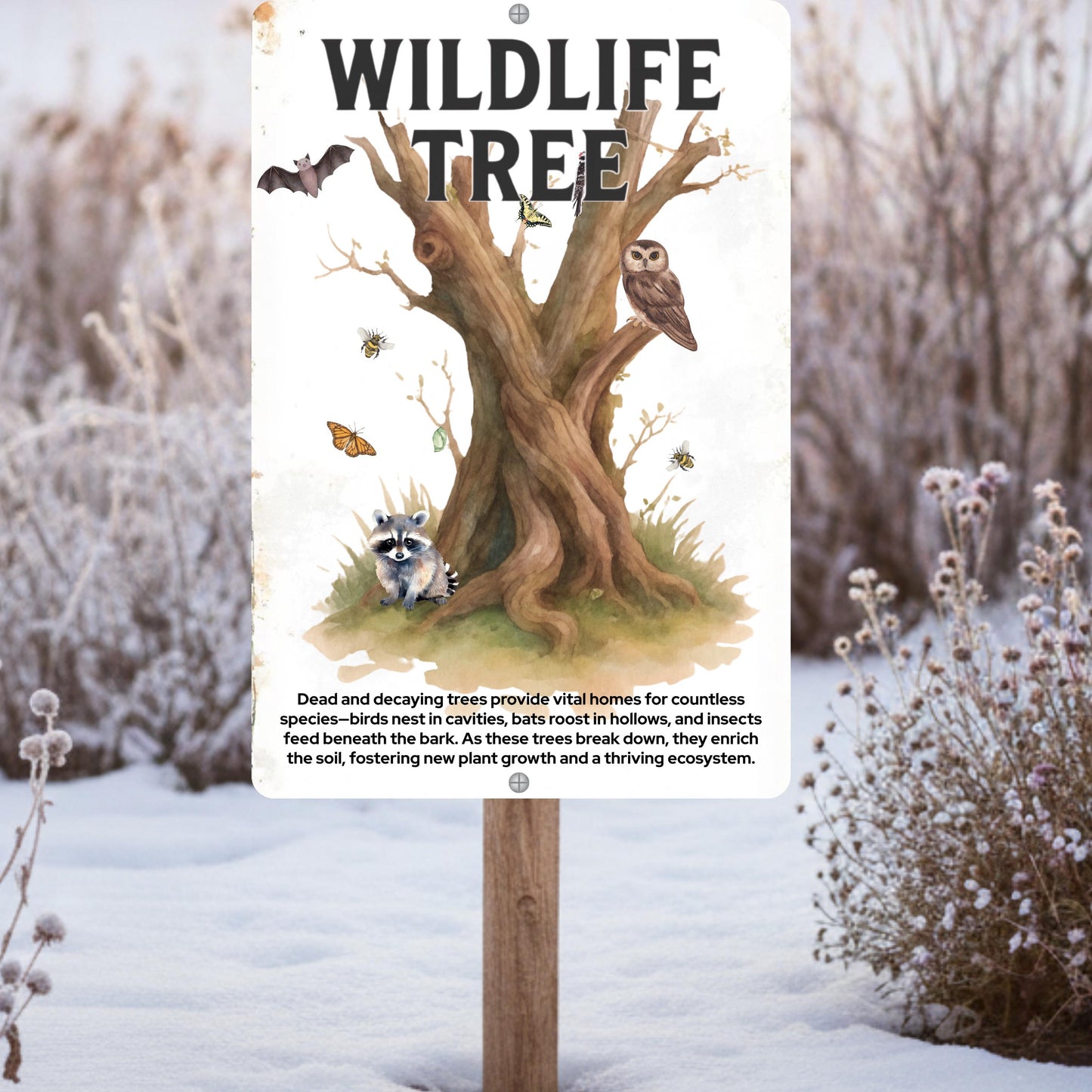 Tree of Life Wildlife Habitat Sign
