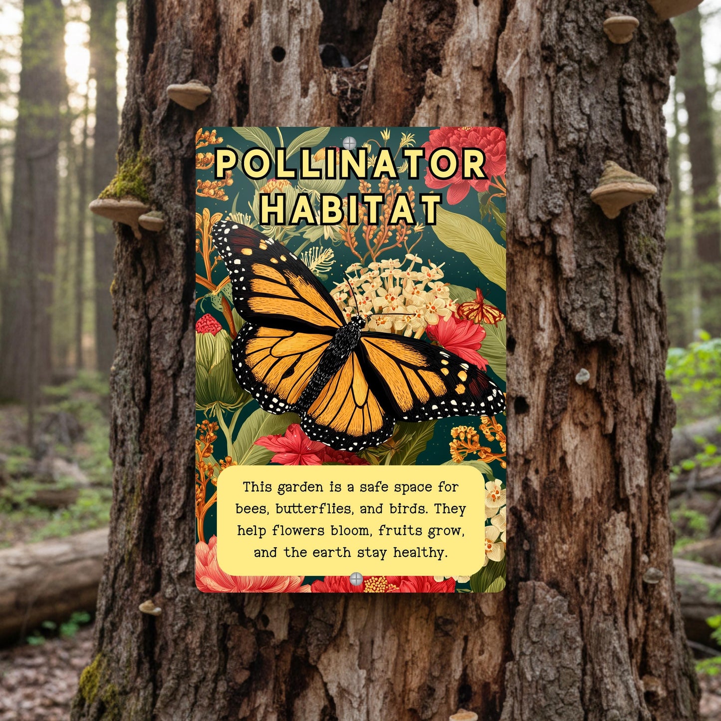 Native Plant Pollinator Habitat Sign