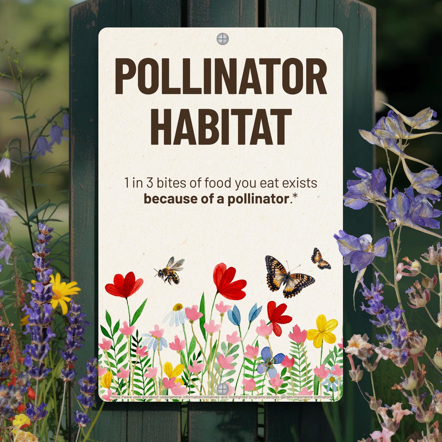 Pollinator Habitat Yard Sign