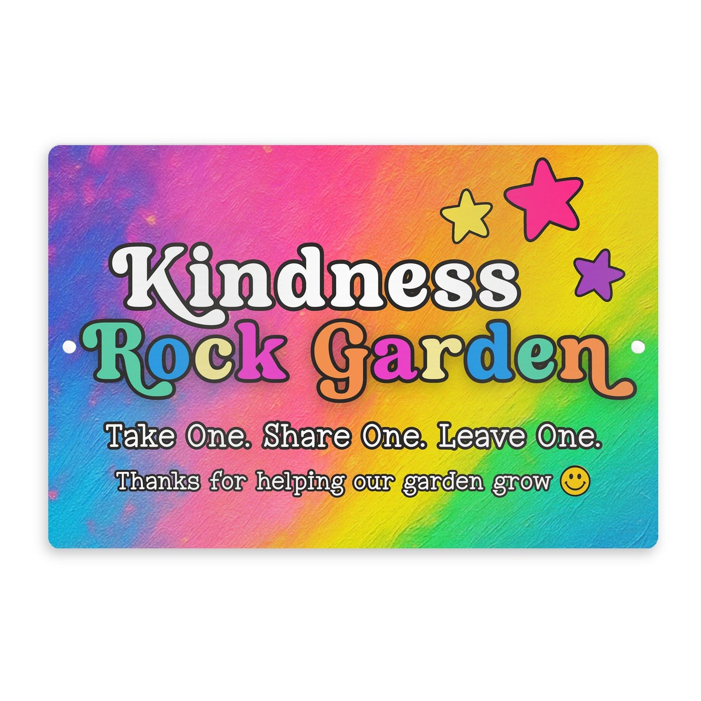 Kindness Rock Garden Sign