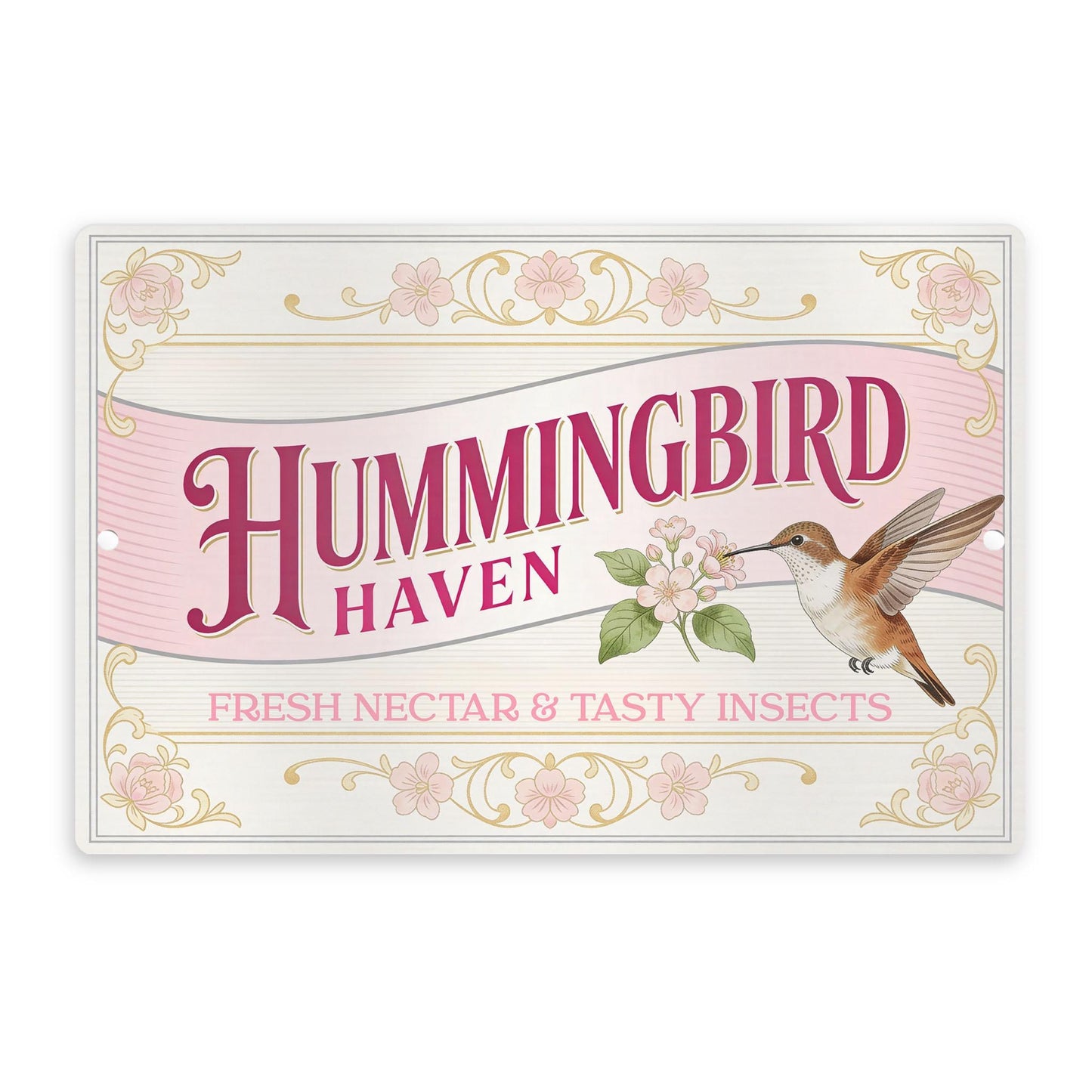 Hummingbird Haven Pollinator Habitat Sign