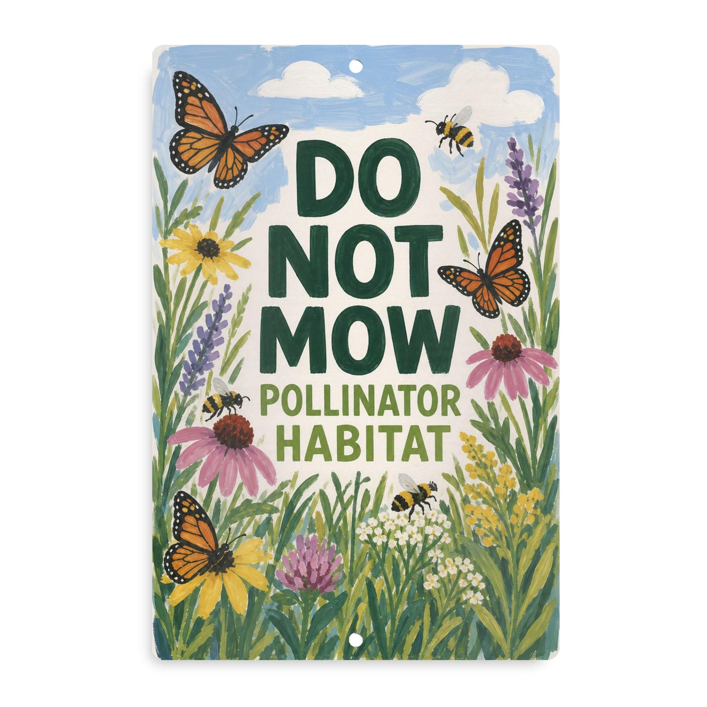 Do Not Mow Sign
