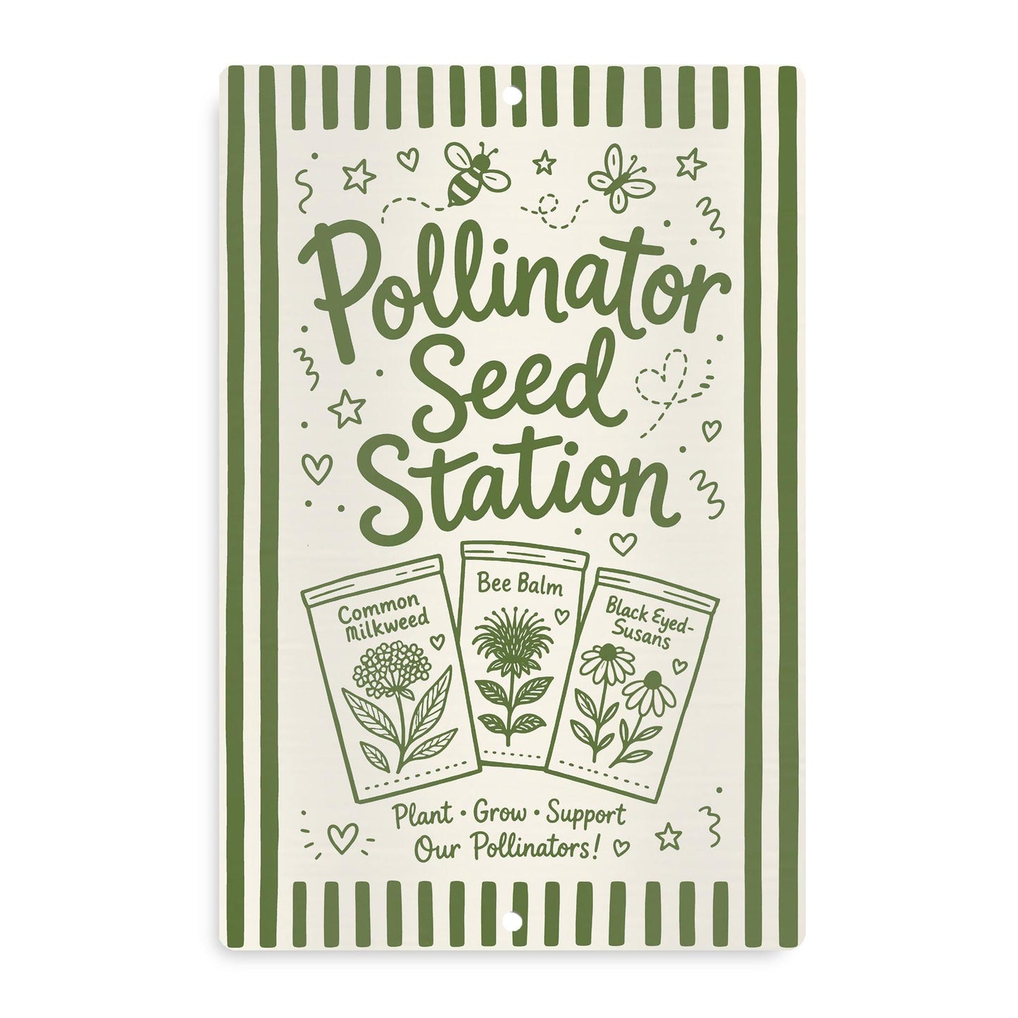 Pollinator Seed Station Sign