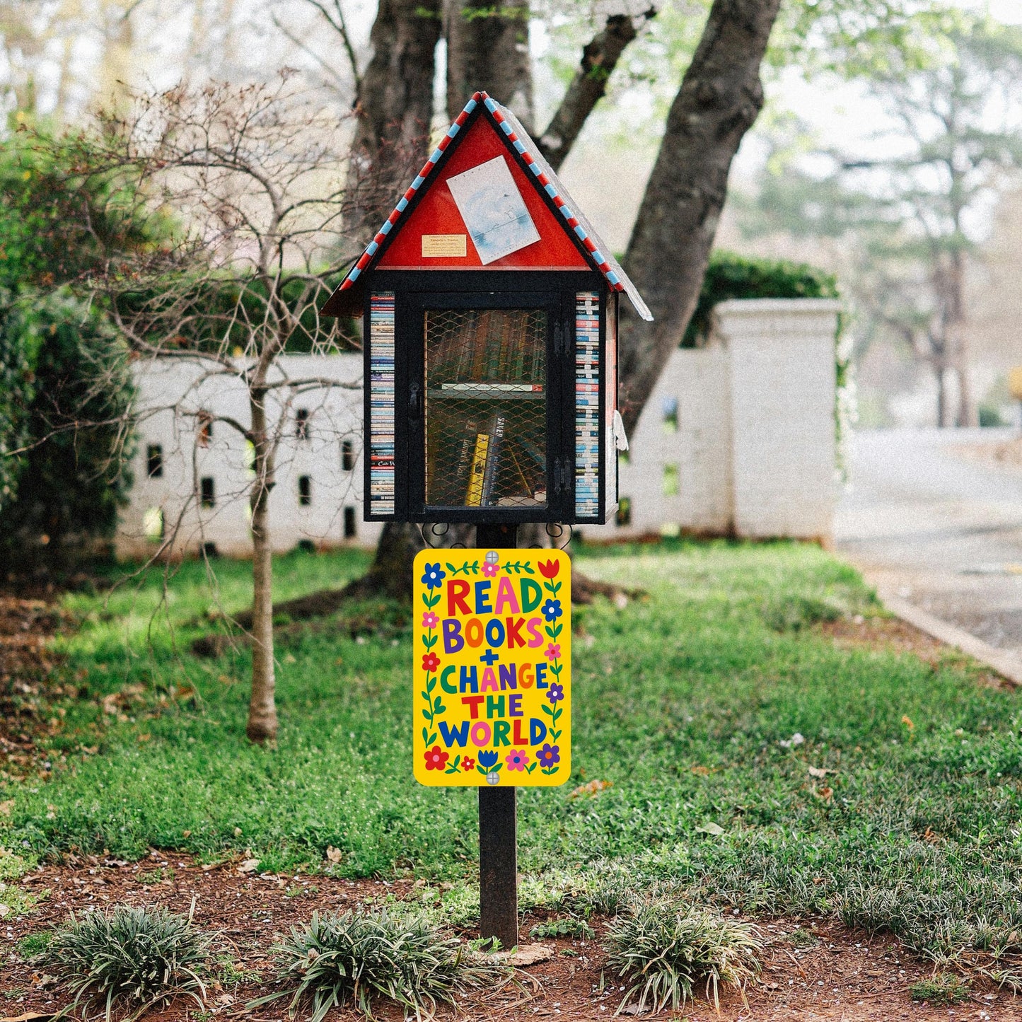 Neighborhood Library Outdoor Sign