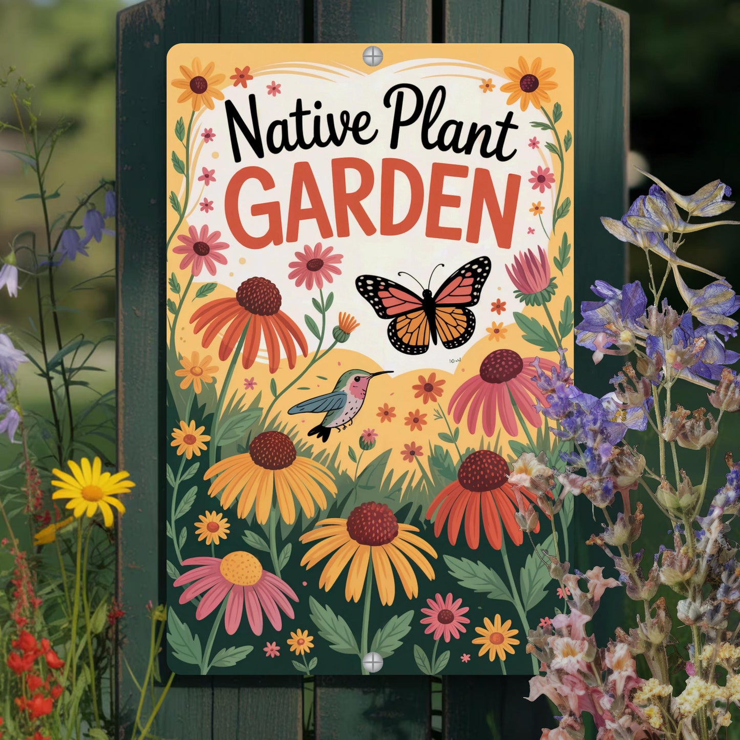 Native Garden Habitat Sign