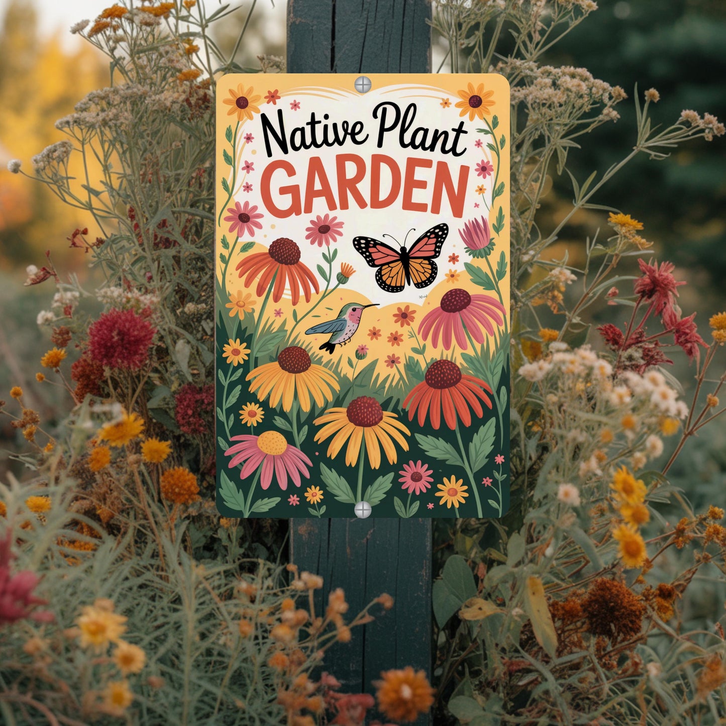 Native Garden Habitat Sign