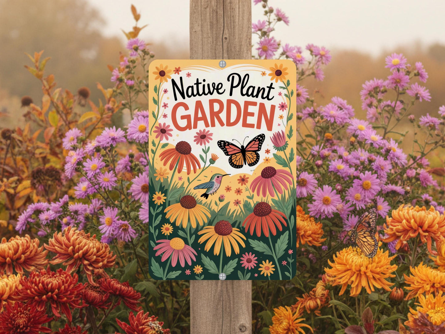 Native Garden Habitat Sign