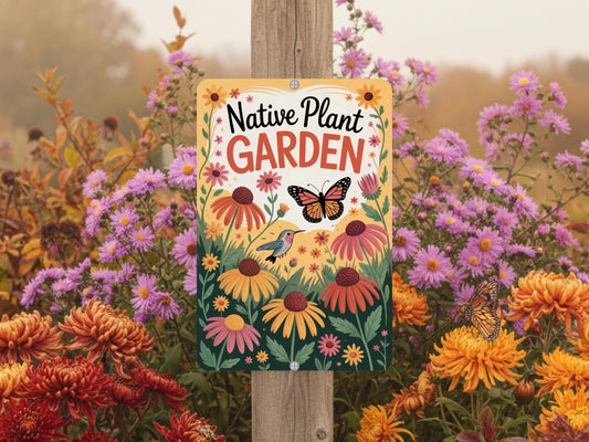 Native Garden Habitat Sign
