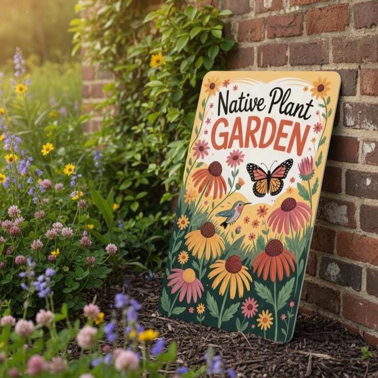 Native Garden Habitat Sign