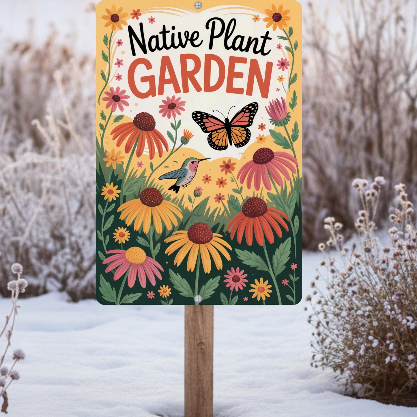 Native Garden Habitat Sign