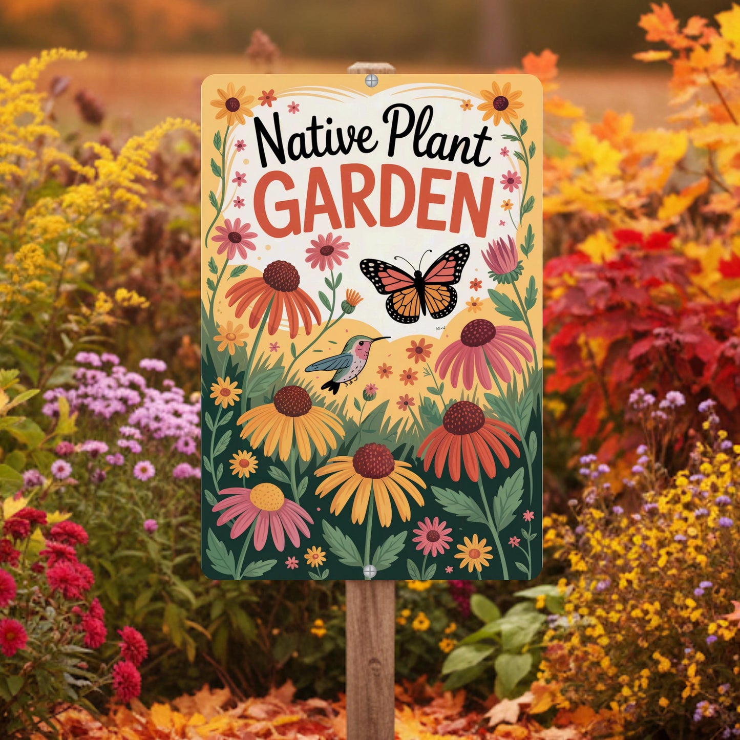 Native Garden Habitat Sign