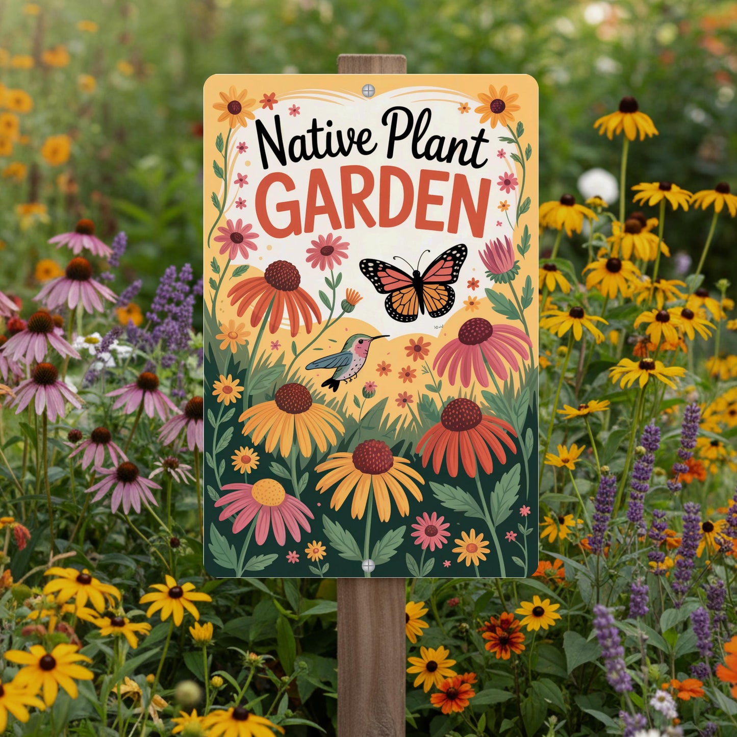 Native Garden Habitat Sign