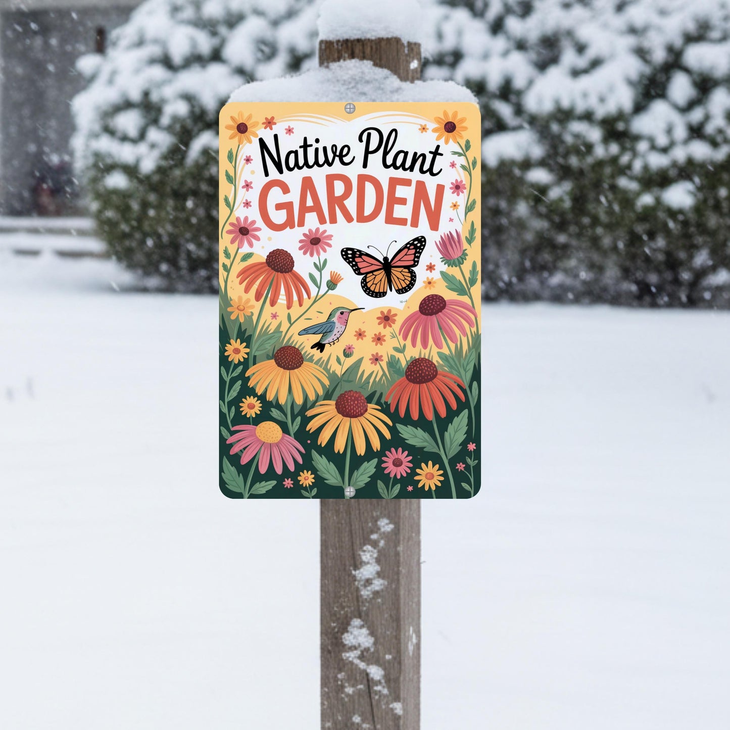 Native Garden Habitat Sign