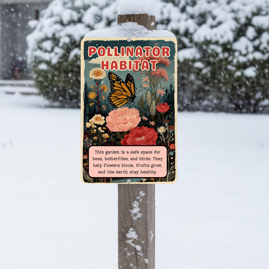 Native Plant Pollinator Habitat Sign