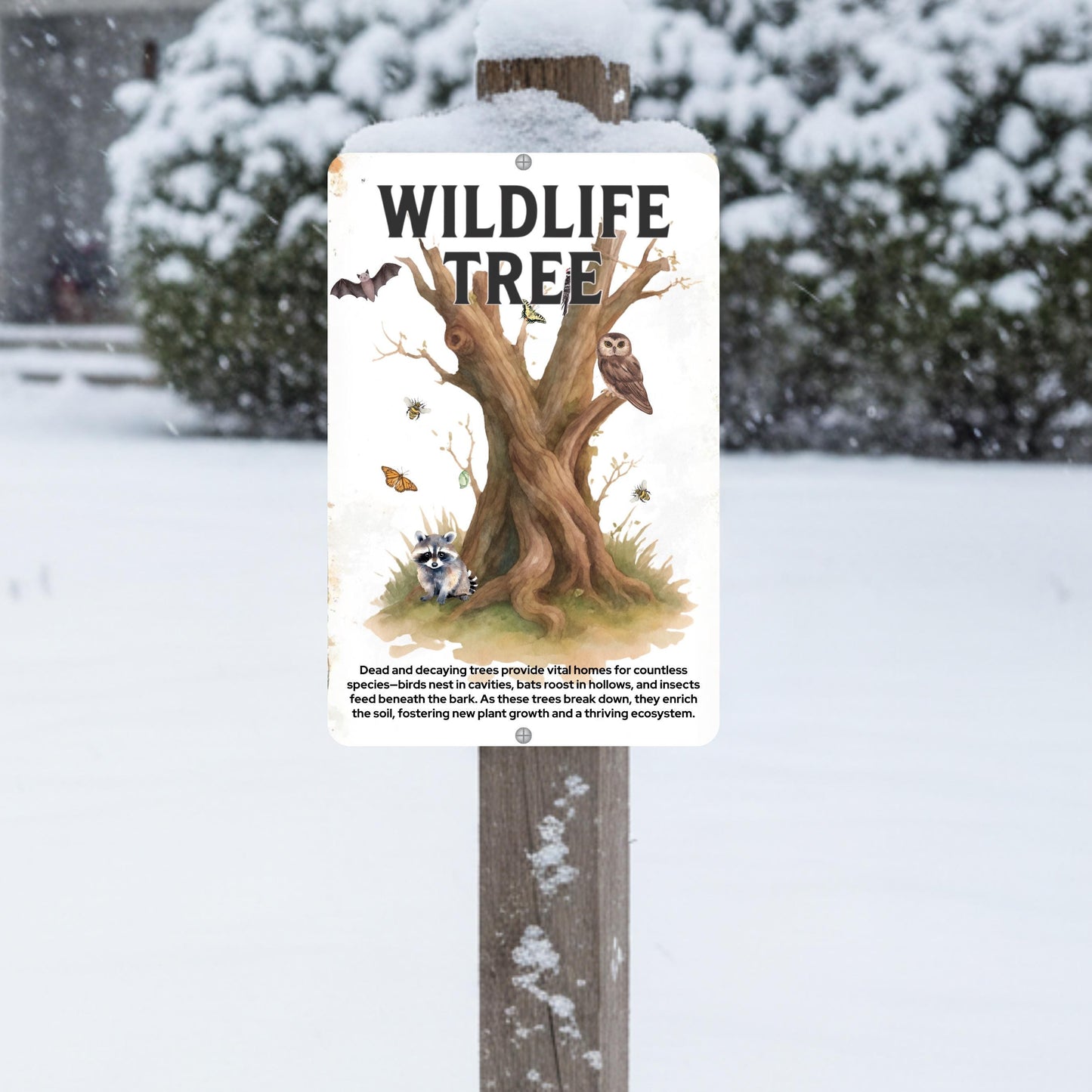 Tree of Life Wildlife Habitat Sign