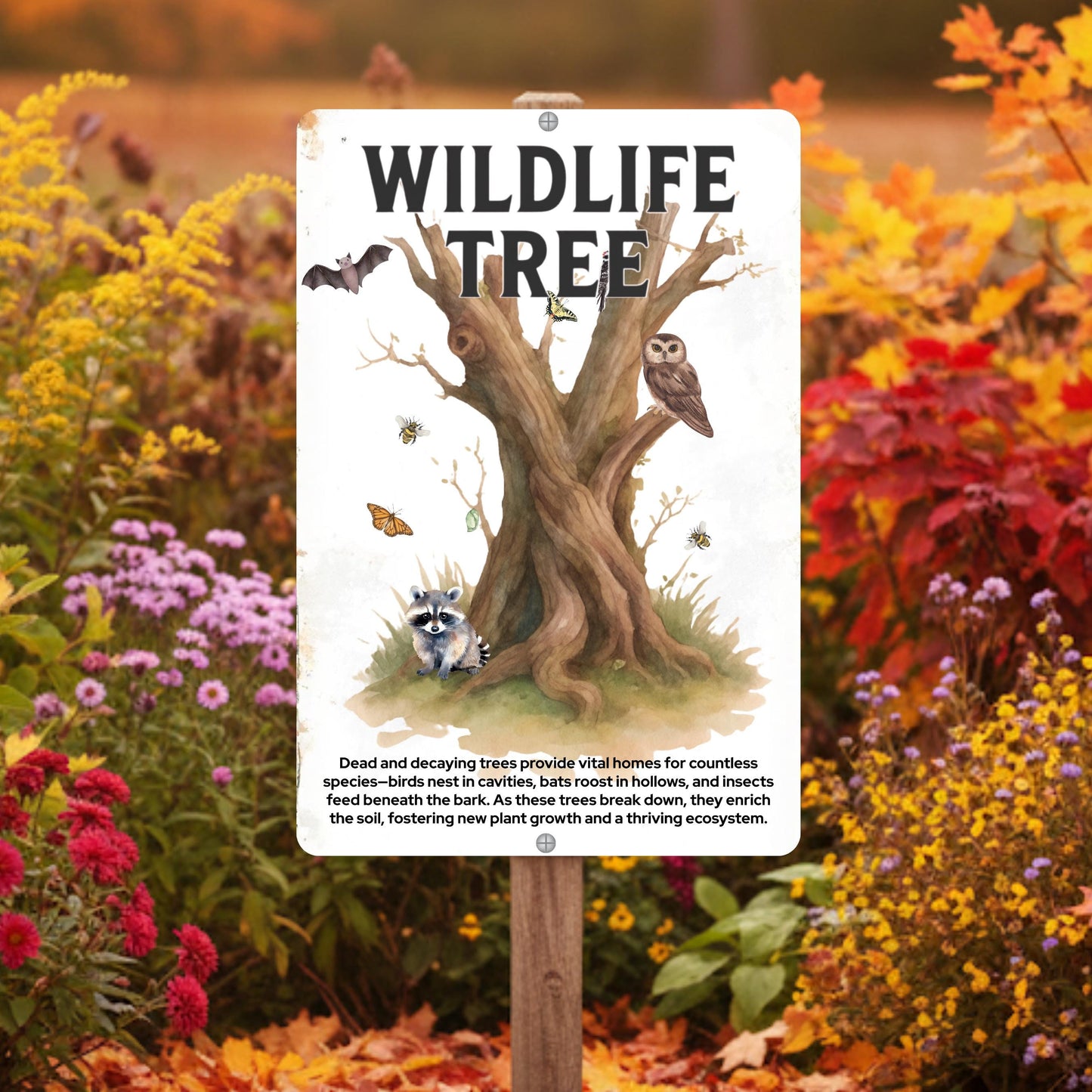 Tree of Life Wildlife Habitat Sign