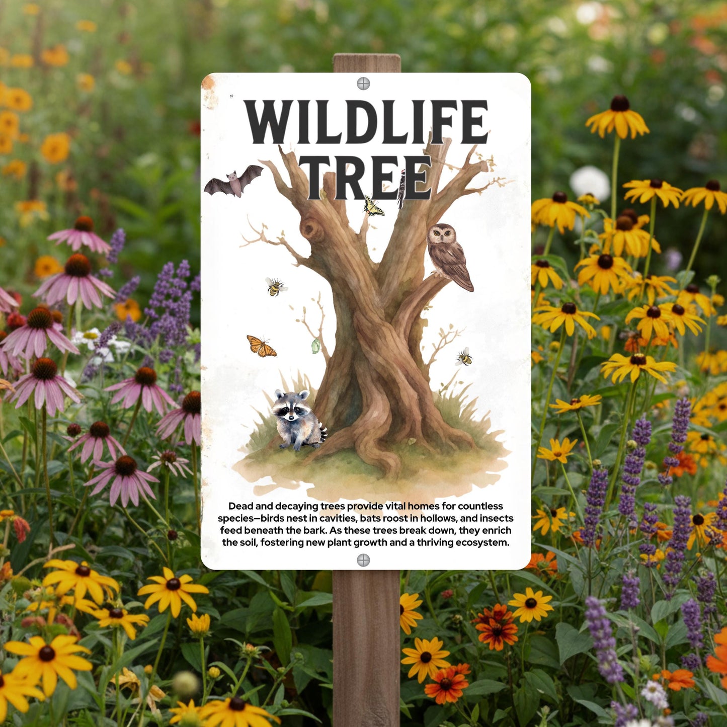 Tree of Life Wildlife Habitat Sign