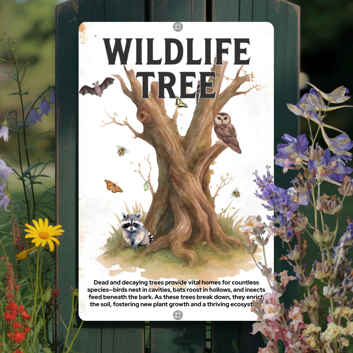 Tree of Life Wildlife Habitat Sign