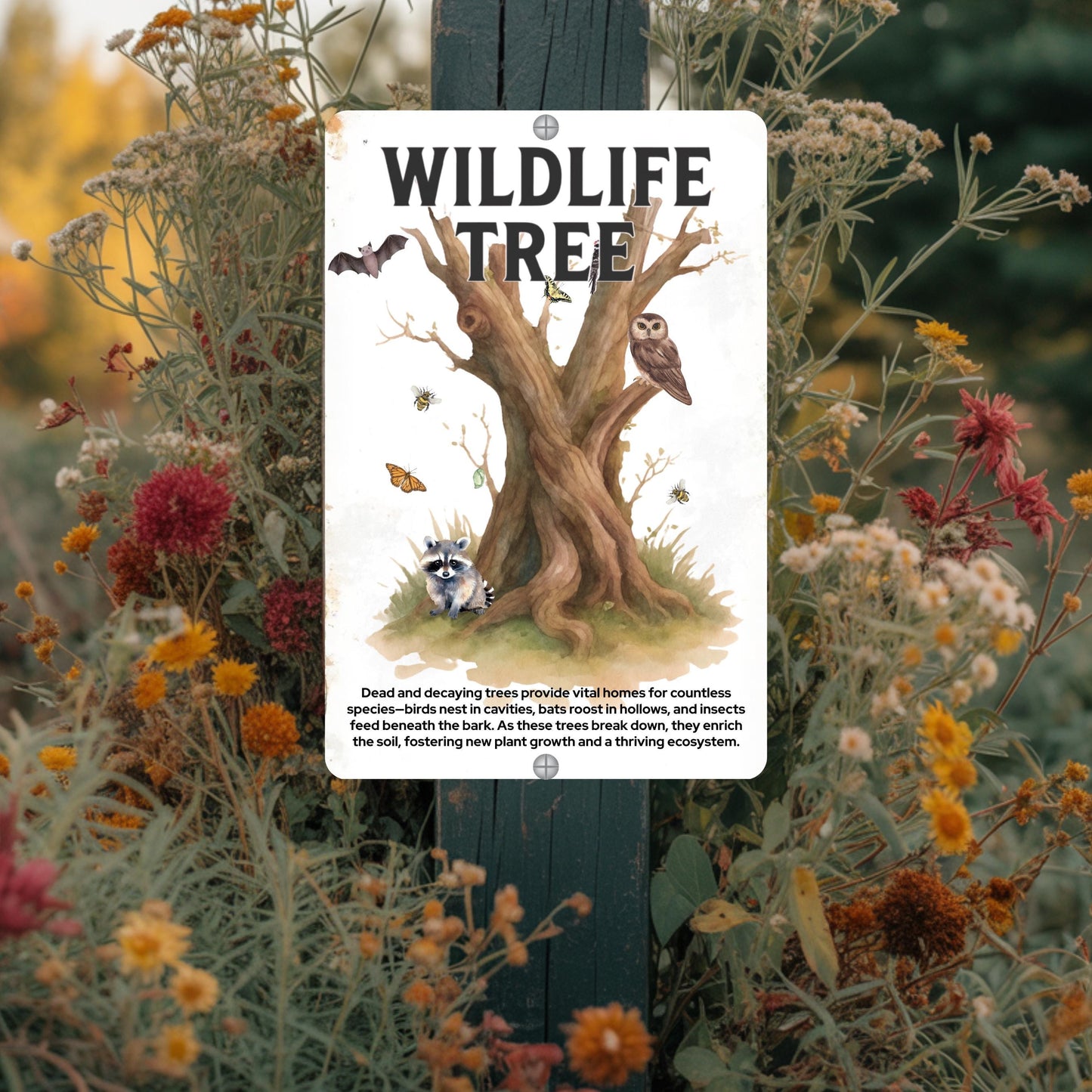 Tree of Life Wildlife Habitat Sign