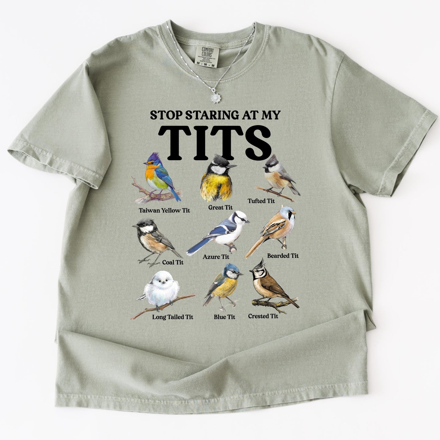 Y2K Tufted Titmouse Shirt, Birding TShirt, Vintage 90s Graphics Tee, Gift for Bird Lovers