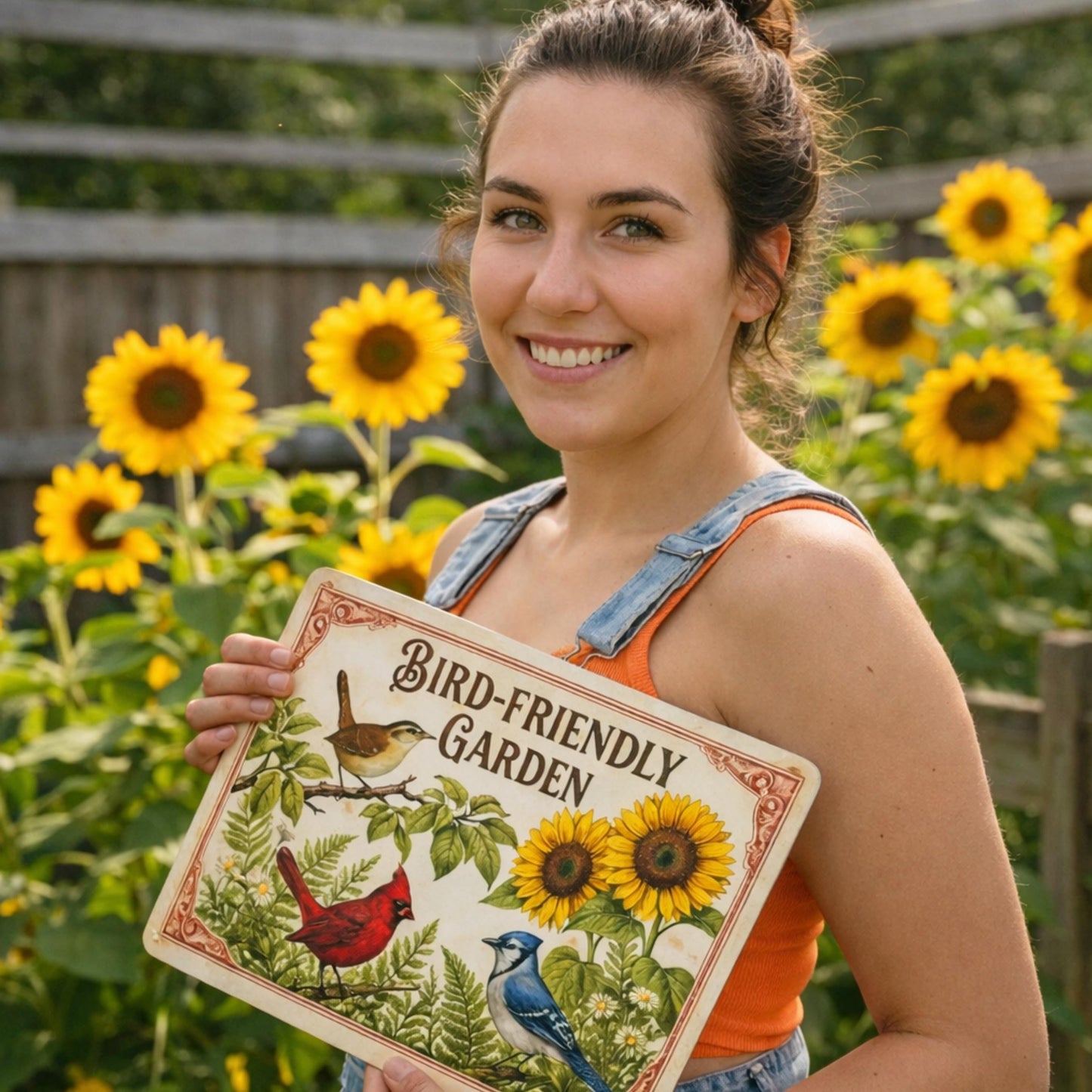 Bird Friendly Garden Habitat Sign
