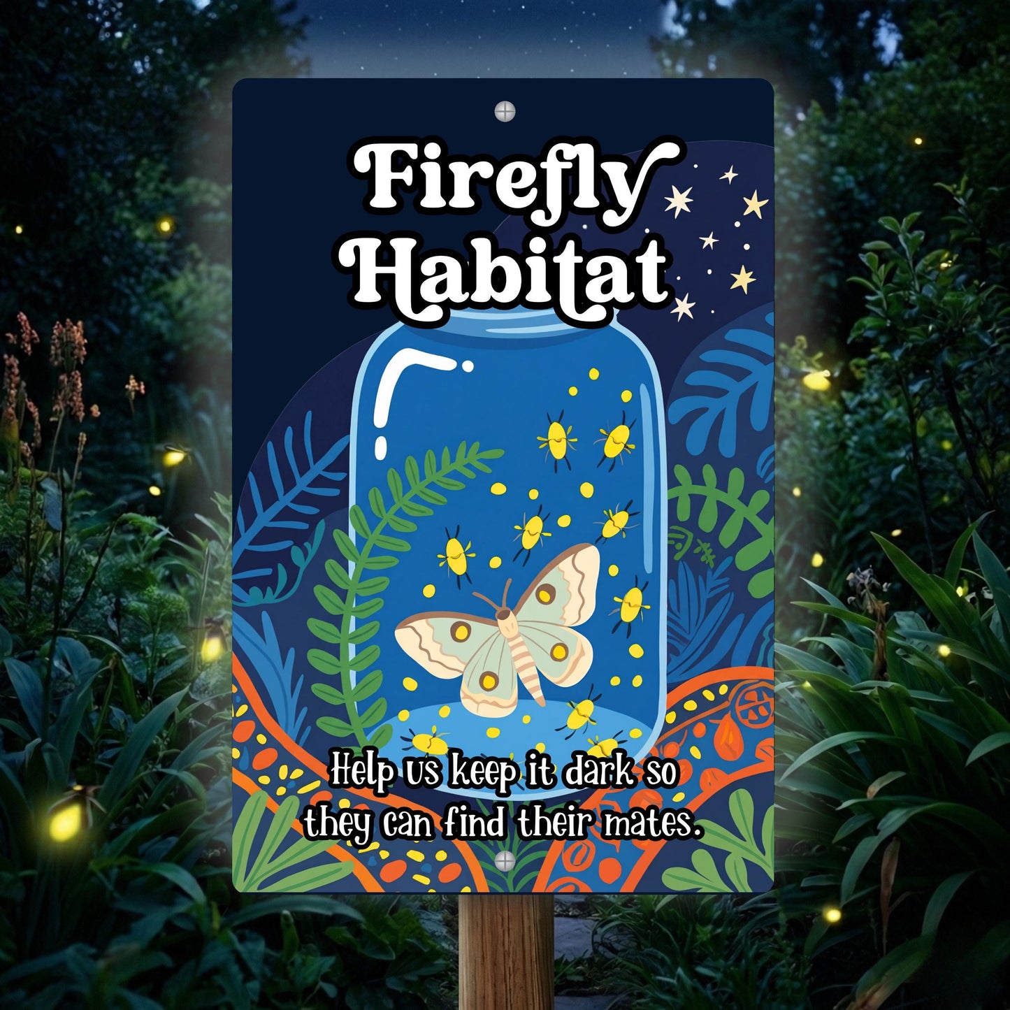 Firefly Habitat Sign