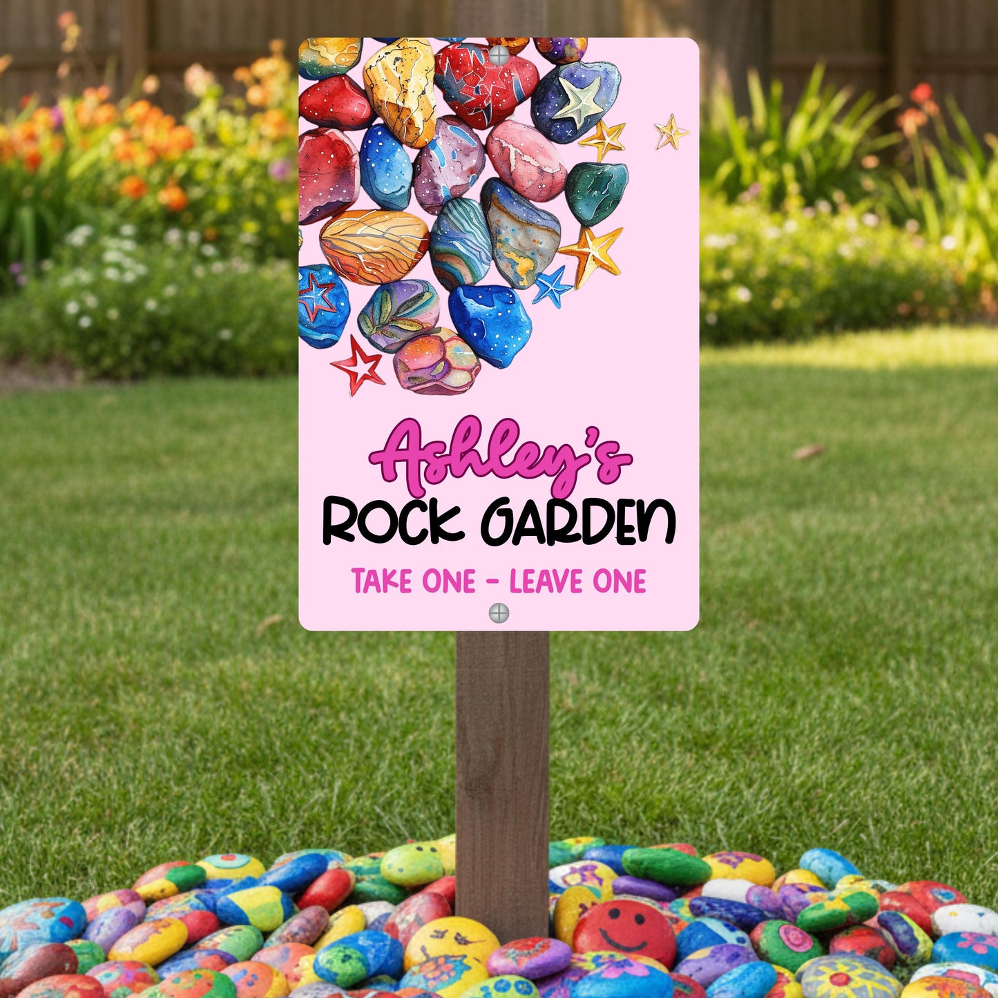 CUSTOM Pollinator Habitat Sign, Multiple Sizes, Outdoor Rated Aluminum Sign, Gift for Gardener