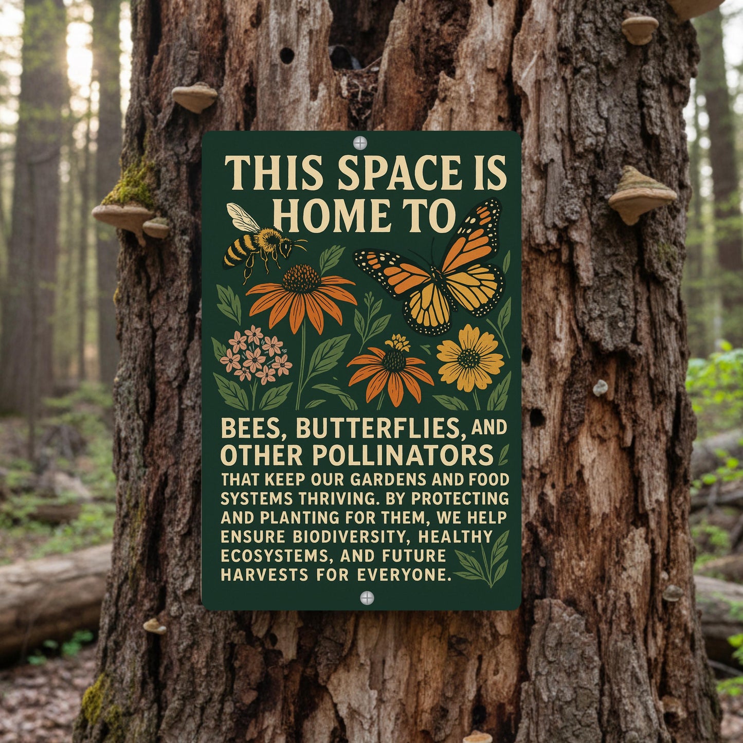 Native Plant Pollinator Habitat Sign