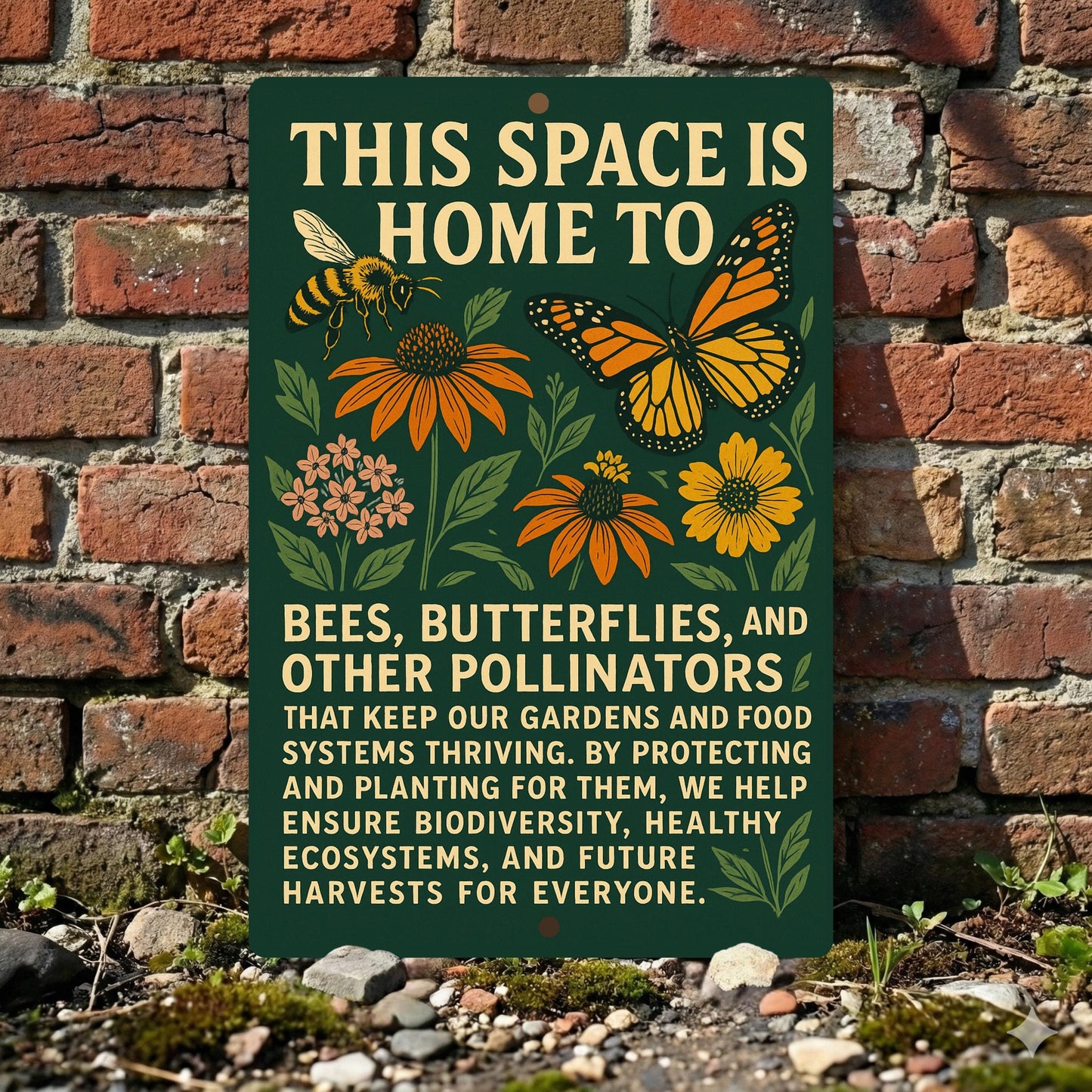 Native Plant Pollinator Habitat Sign