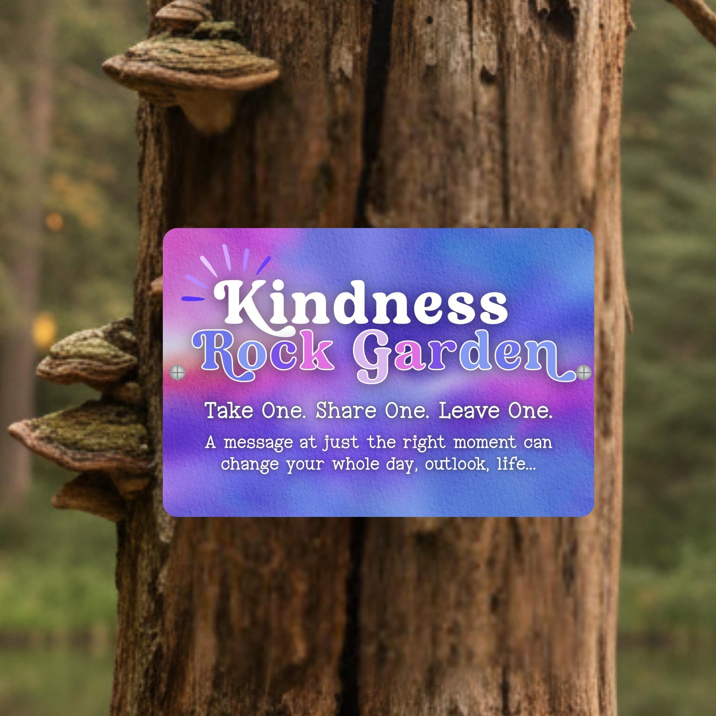 Kindness Rock Garden Sign