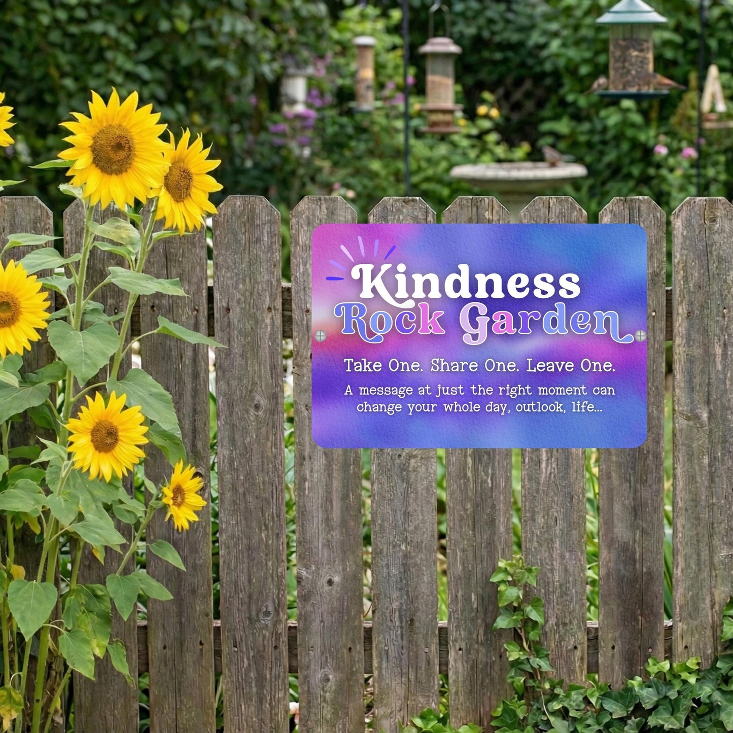 Kindness Rock Garden Sign