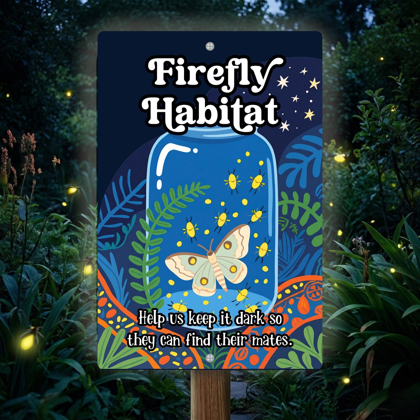 Firefly Habitat Sign