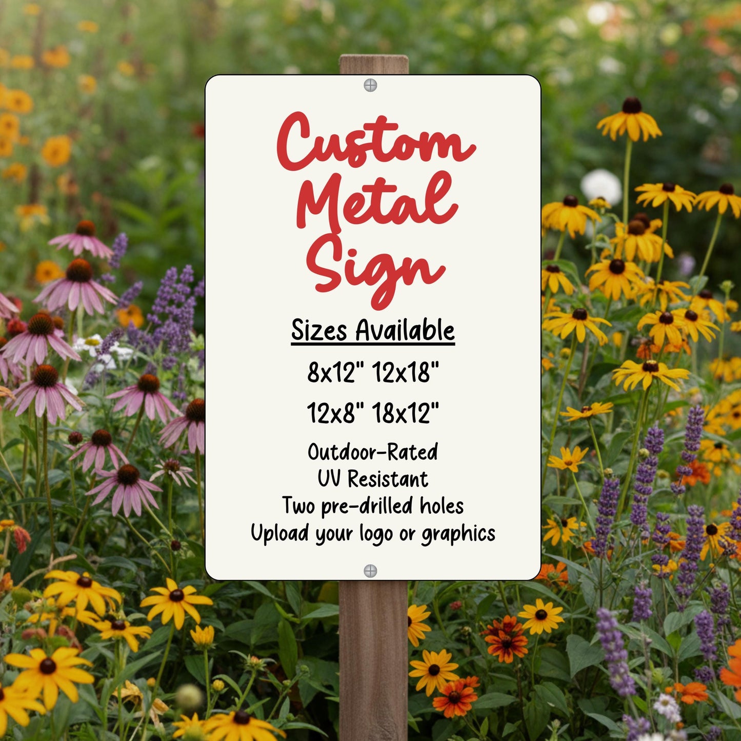 CUSTOM Pollinator Habitat Sign, Multiple Sizes, Outdoor Rated Aluminum Sign, Gift for Gardener