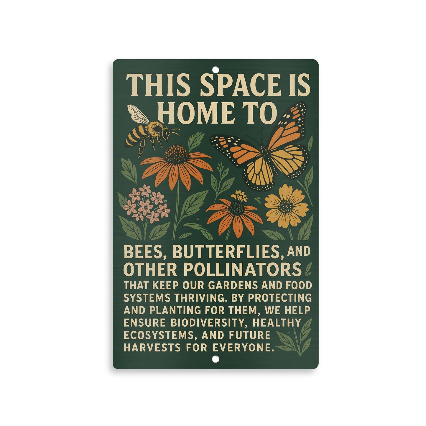 Native Plant Pollinator Habitat Sign