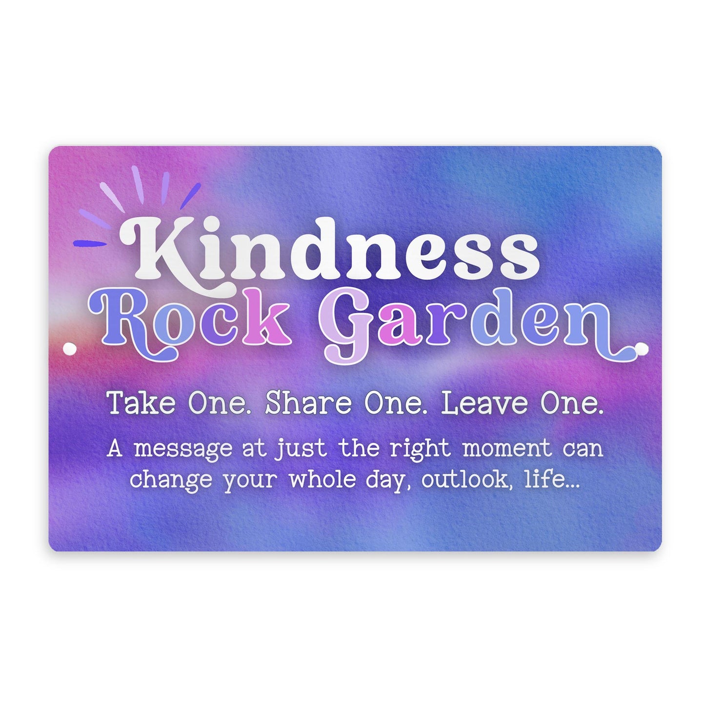 Kindness Rock Garden Sign