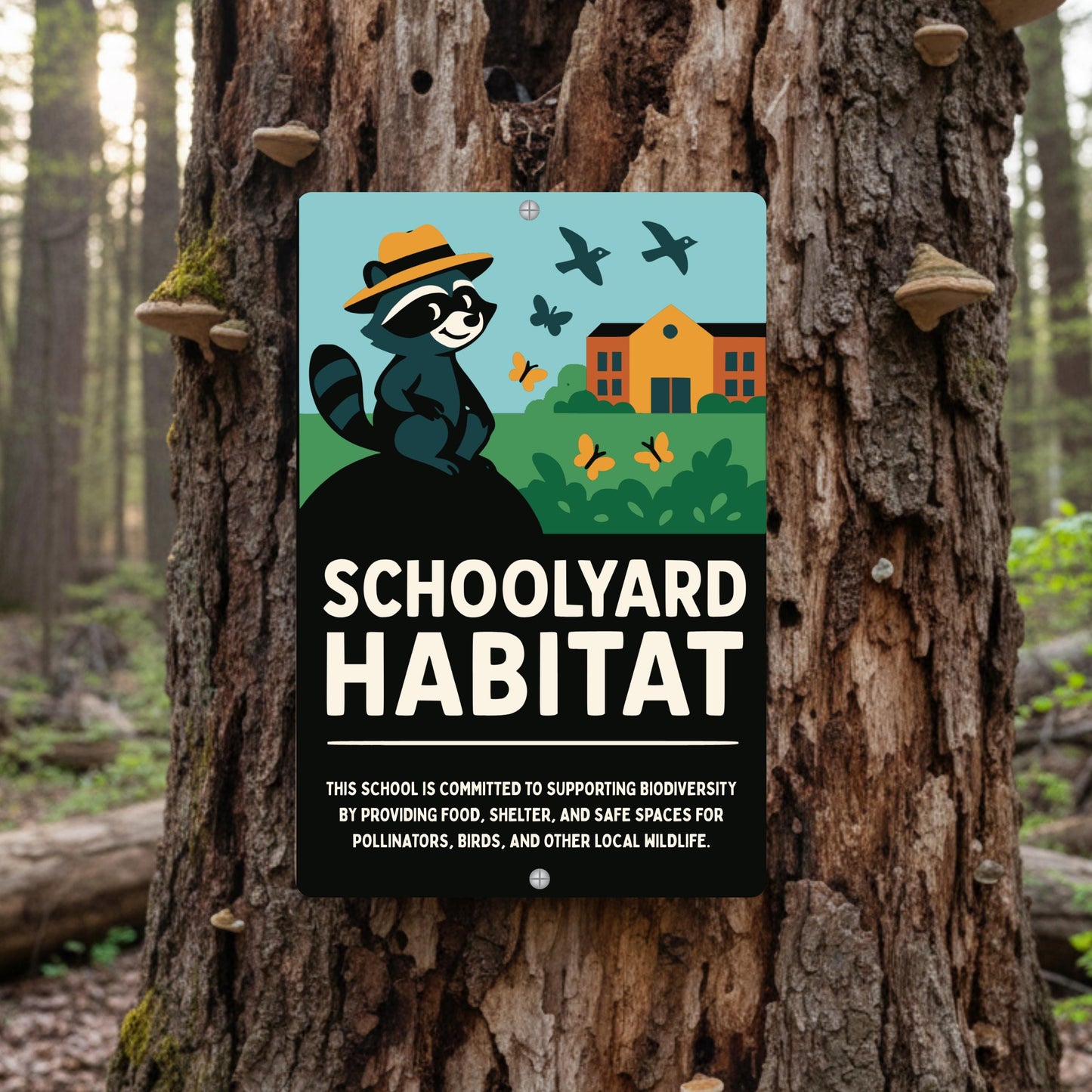 Schoolyard Wildlife Habitat Sign