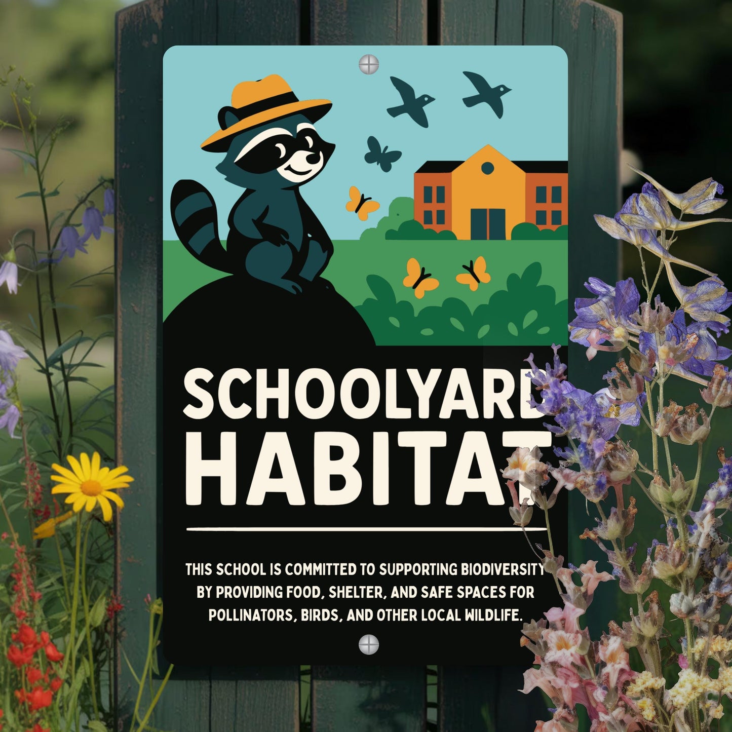 Schoolyard Wildlife Habitat Sign