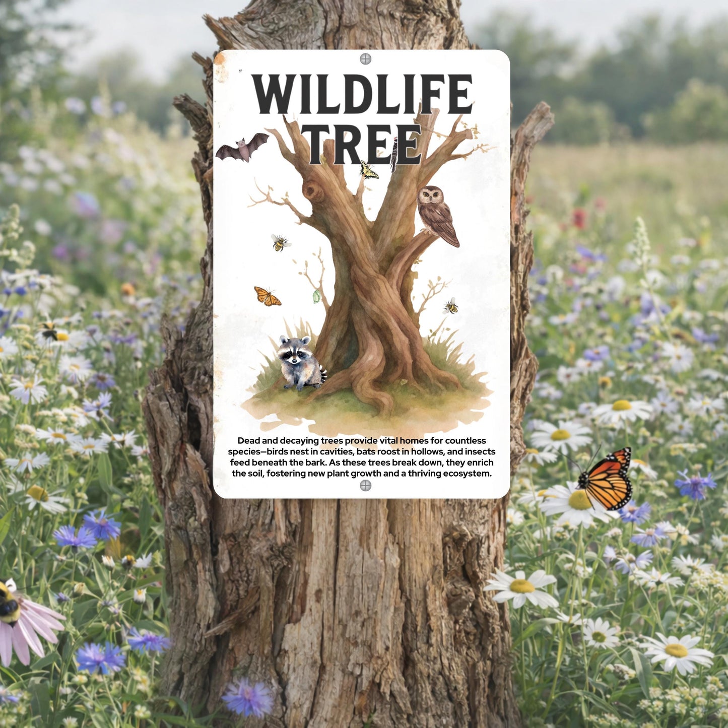 Tree of Life Wildlife Habitat Sign