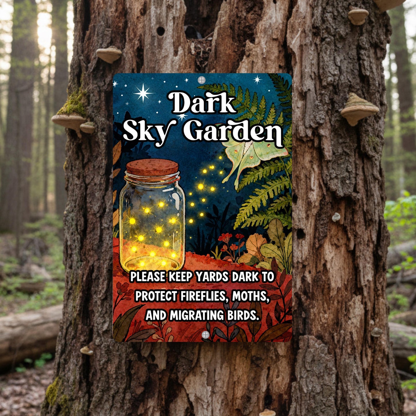 Dark Sky Garden Sign