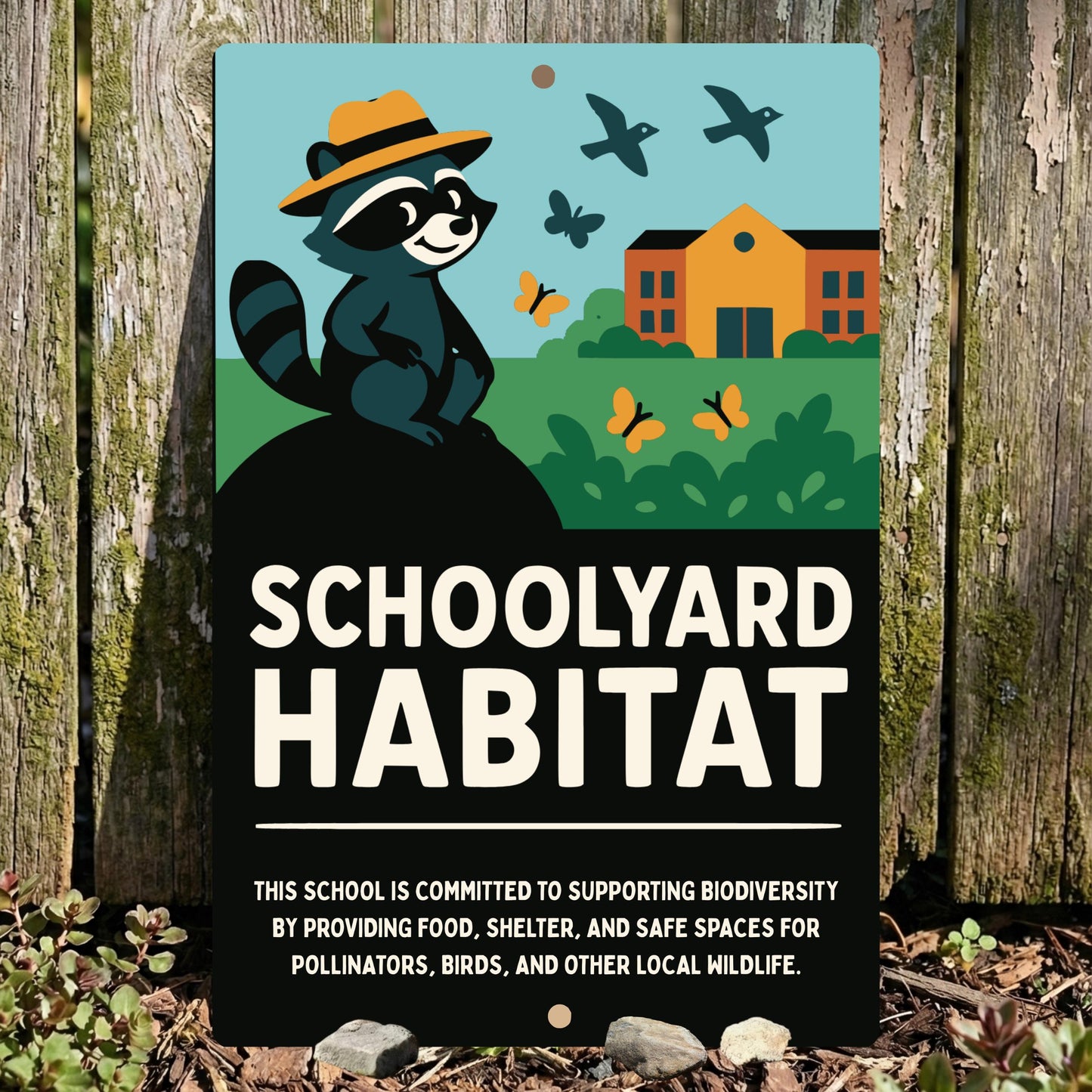 Schoolyard Wildlife Habitat Sign