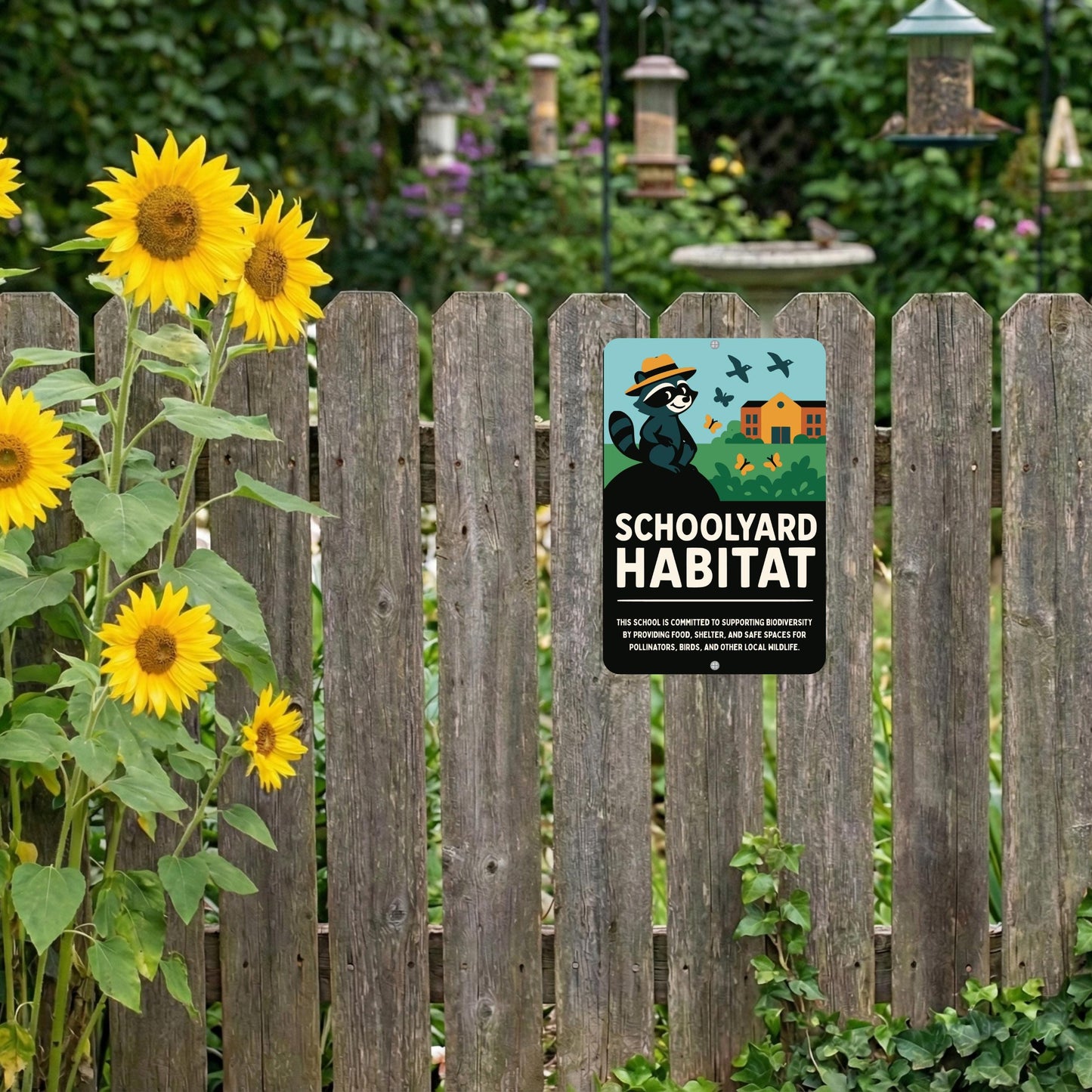 Schoolyard Wildlife Habitat Sign