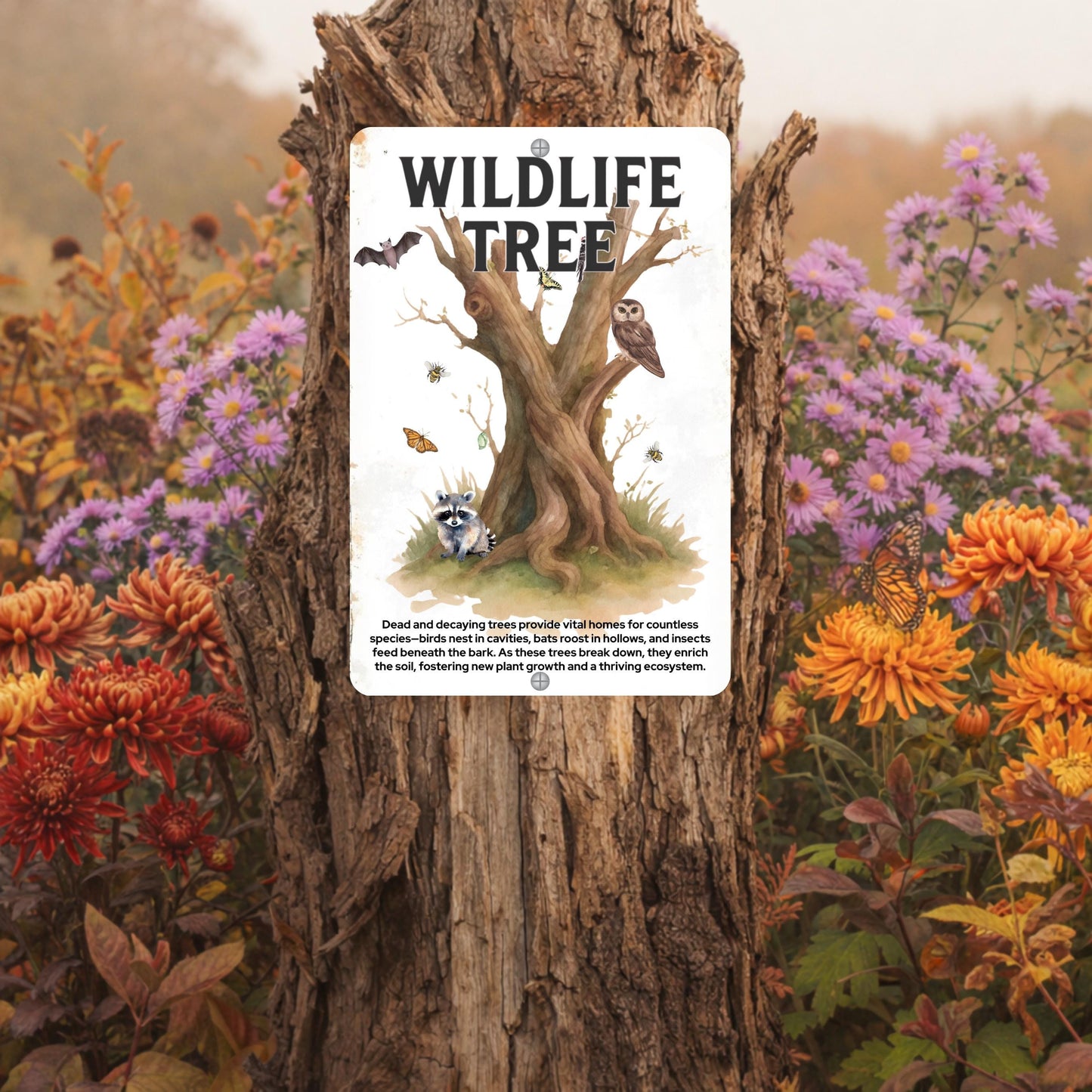 Tree of Life Wildlife Habitat Sign
