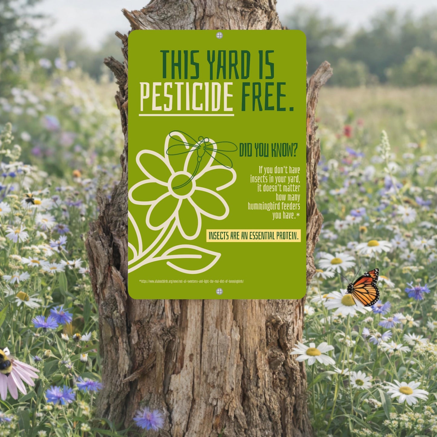 Pesticide Free Yard Sign