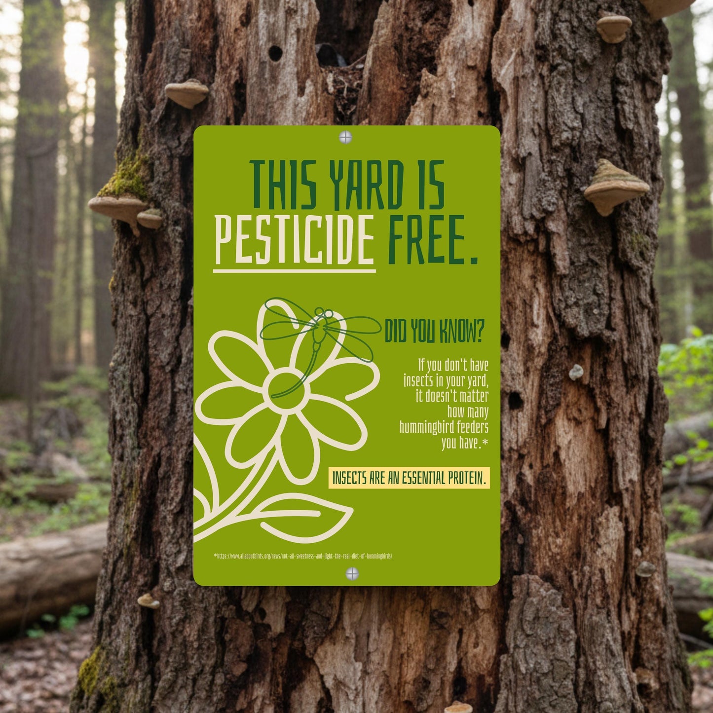Pesticide Free Yard Sign