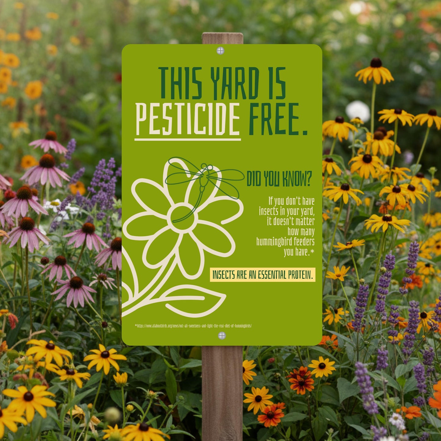 Pesticide Free Yard Sign