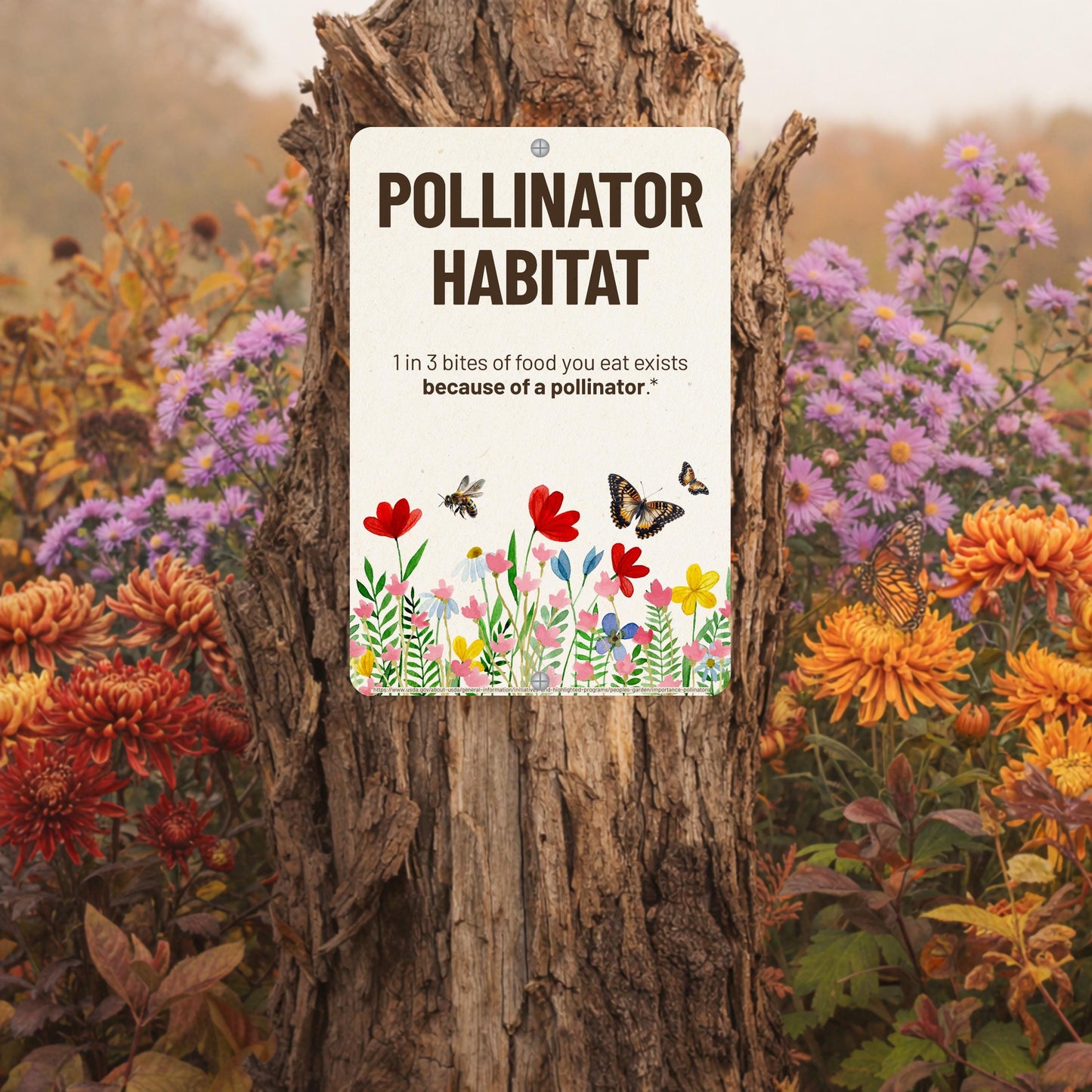 Pollinator Habitat Yard Sign