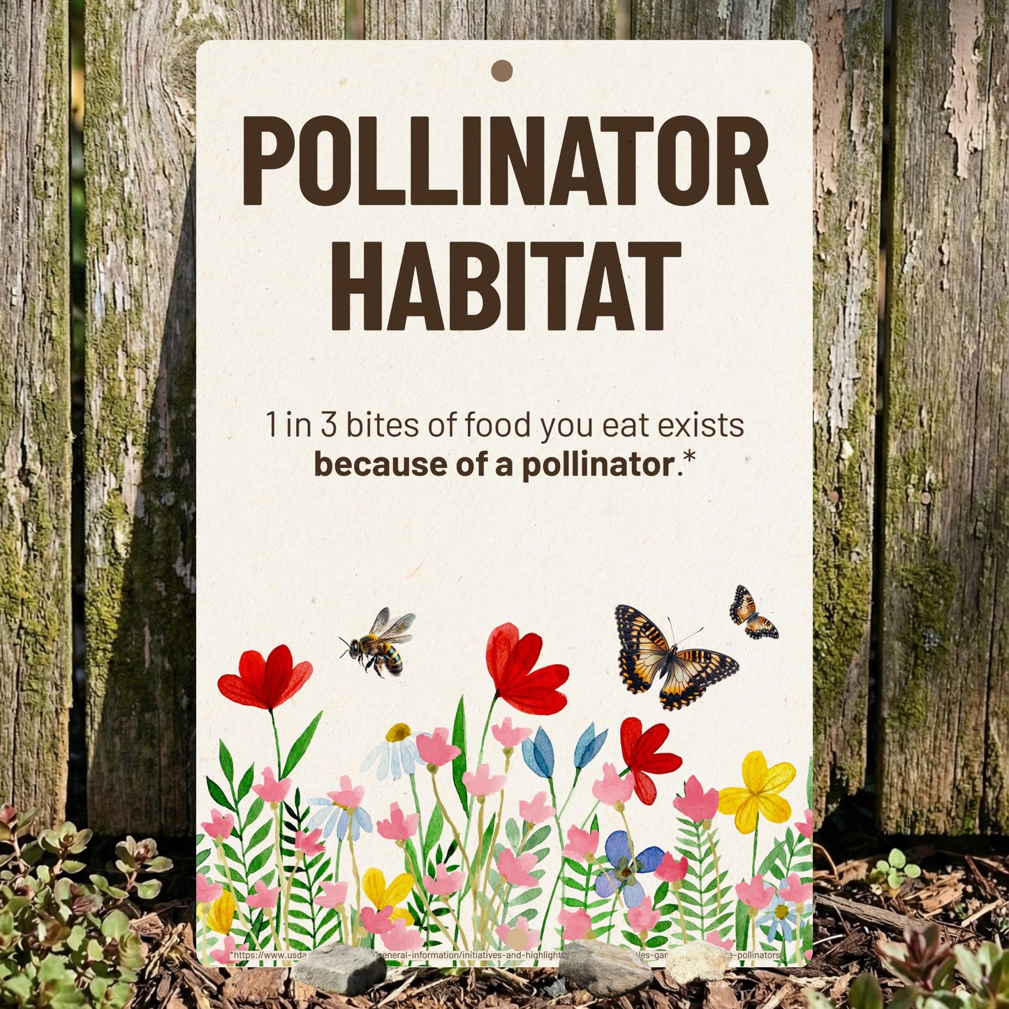 Pollinator Habitat Yard Sign