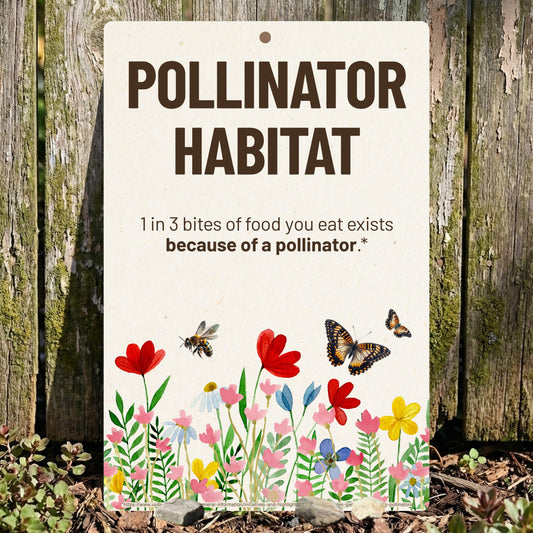 Pollinator Habitat Yard Sign