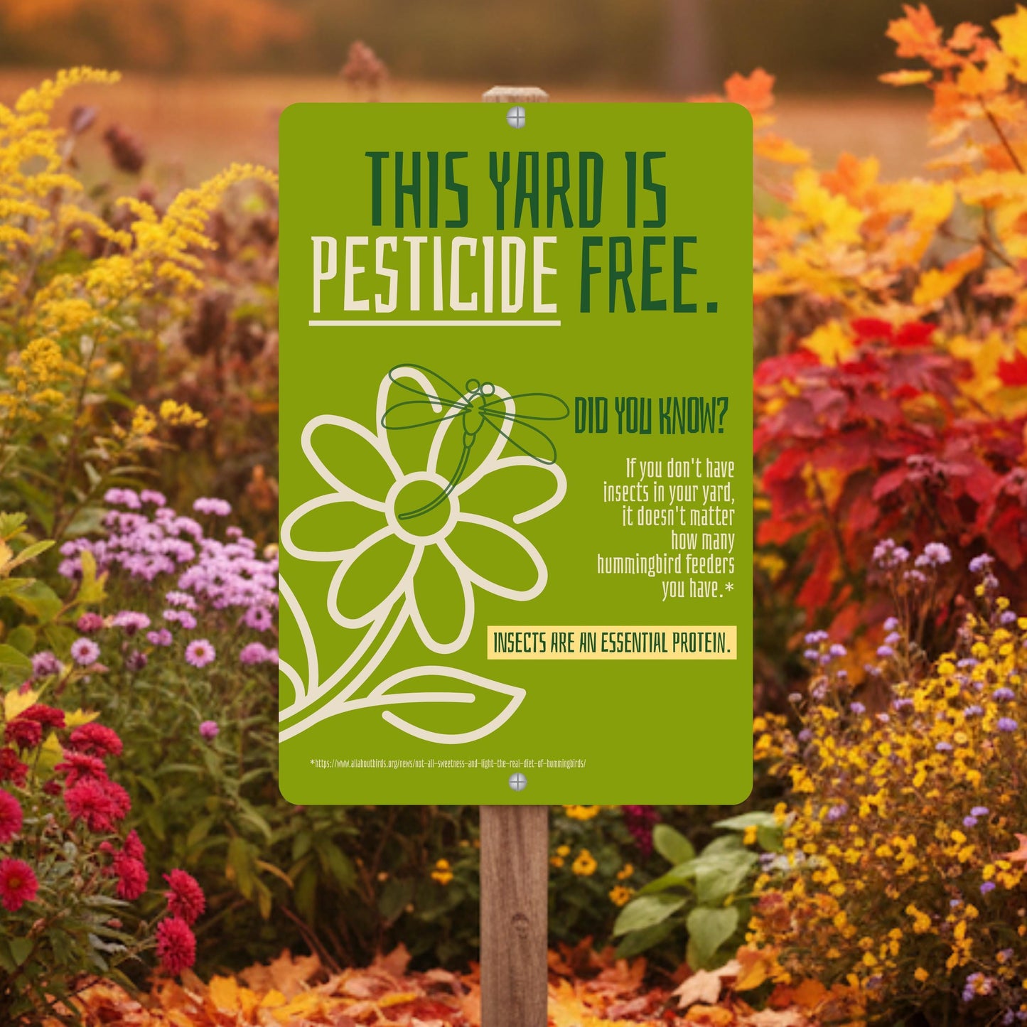 Pesticide Free Yard Sign