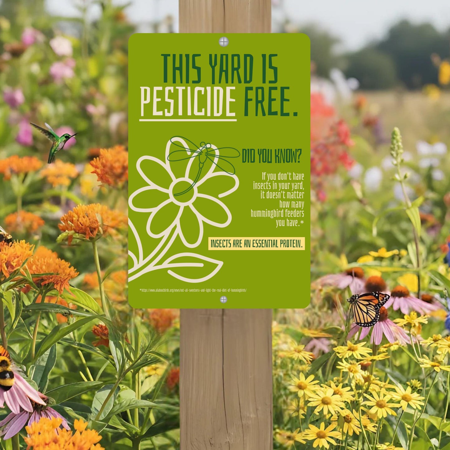 Pesticide Free Yard Sign